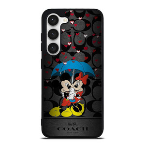 COACH NEW YORK MICKEY MINNIE MOUSE UMBRELLA Samsung Galaxy S23 Case Cover COACH NEW YORK MICKEY MINNIE MOUSE UMBRELLA Samsung Galaxy S23 Case Cover