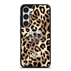 COACH NEW YORK PINK NATION LEPOARD Samsung Galaxy S23 Case Cover COACH NEW YORK PINK NATION LEPOARD Samsung Galaxy S23 Case Cover