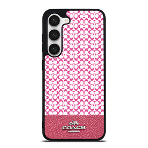 COACH NEW YORK PINK Samsung Galaxy S23 Case Cover COACH NEW YORK PINK Samsung Galaxy S23 Case Cover