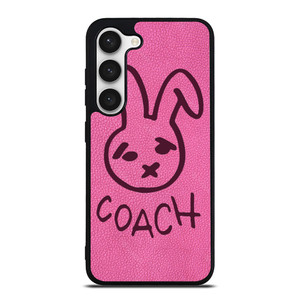 COACH NEW YORK RABBIT LEATHER PINK Samsung Galaxy S23 Case Cover COACH NEW YORK RABBIT LEATHER PINK Samsung Galaxy S23 Case Cover