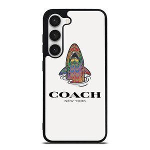 COACH NEW YORK SHARK Samsung Galaxy S23 Case Cover COACH NEW YORK SHARK Samsung Galaxy S23 Case Cover