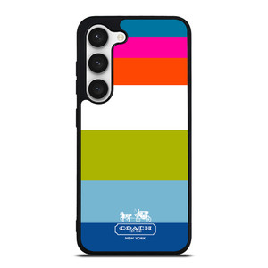 COACH NEW YORK STRIPE Samsung Galaxy S23 Case Cover COACH NEW YORK STRIPE Samsung Galaxy S23 Case Cover