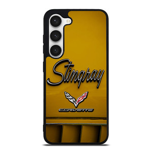 CORVETTE STINGRAY LOGO YELLOW Samsung Galaxy S23 Case Cover CORVETTE STINGRAY LOGO YELLOW Samsung Galaxy S23 Case Cover