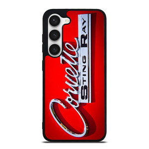 CORVETTE STINGRAY RED EMBLEM Samsung Galaxy S23 Case Cover