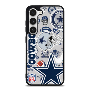 DALLAS COWBOYS NFL STICKER BOMB Samsung Galaxy S23 Case Cover DALLAS COWBOYS NFL STICKER BOMB Samsung Galaxy S23 Case Cover