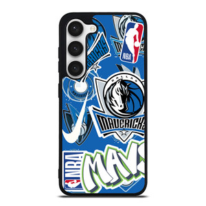 DALLAS MAVERICKS NBA STICKER BOMB Samsung Galaxy S23 Case Cover