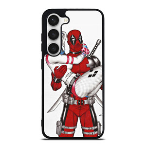 DEADPOOL HARLEY QUINN CARTOON Samsung Galaxy S23 Case Cover