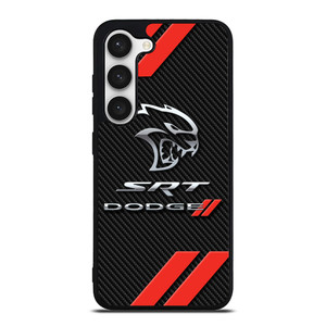 DODGE SRT CARBON LOGO Samsung Galaxy S23 Case Cover DODGE SRT CARBON LOGO Samsung Galaxy S23 Case Cover