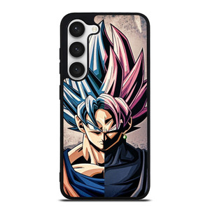 DRAGON BALL GOKU AND BLACK GOKU FACE Samsung Galaxy S23 Case Cover DRAGON BALL GOKU AND BLACK GOKU FACE Samsung Galaxy S23 Case Cover