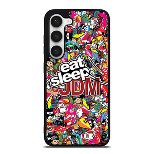 EAT SLEEP JDM STICKERS Samsung Galaxy S23 Case Cover EAT SLEEP JDM STICKERS Samsung Galaxy S23 Case Cover