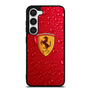 FERRARI DROP WATER RED Samsung Galaxy S23 Case Cover FERRARI DROP WATER RED Samsung Galaxy S23 Case Cover