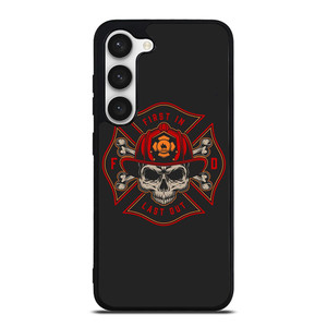 FIREFIGHTER FIREMAN SKULL LOGO Samsung Galaxy S23 Case Cover
