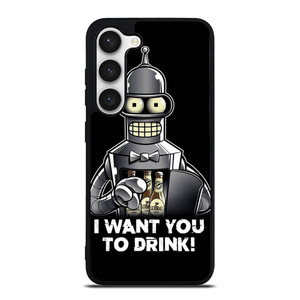 FUTURAMA BENDER QUOTE Samsung Galaxy S23 Case Cover FUTURAMA BENDER QUOTE Samsung Galaxy S23 Case Cover