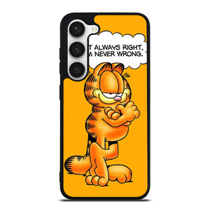 GARFIELD LAZY CAT QUOTE Samsung Galaxy S23 Case Cover GARFIELD LAZY CAT QUOTE Samsung Galaxy S23 Case Cover