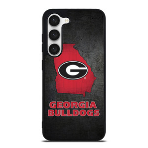 GEORGIA BULLDOGS SYMBOL METAL Samsung Galaxy S23 Case Cover