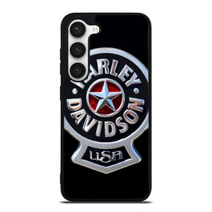 HARLEY DAVIDSON USA METAL EMBLEM Samsung Galaxy S23 Case Cover