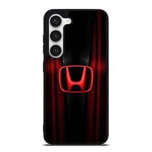 HONDA LOGO RED CARBON Samsung Galaxy S23 Case Cover