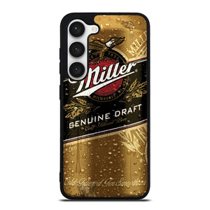 ICED MILLER GENUINE DRAFT BEER CAN Samsung Galaxy S23 Case Cover ICED MILLER GENUINE DRAFT BEER CAN Samsung Galaxy S23 Case Cover