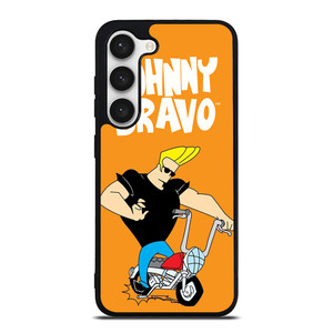 JOHNNY BRAVO CARTOON RIDING BIKE Samsung Galaxy S23 Case Cover