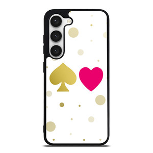 KATE SPADE AND HEART NEW YORK LOGO Samsung Galaxy S23 Case Cover KATE SPADE AND HEART NEW YORK LOGO Samsung Galaxy S23 Case Cover