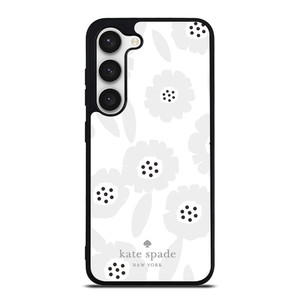 KATE SPADE GREY FLOWER Samsung Galaxy S23 Case Cover KATE SPADE GREY FLOWER Samsung Galaxy S23 Case Cover