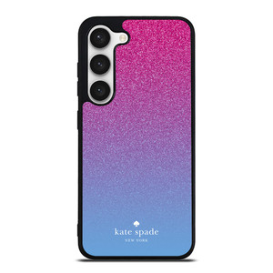 KATE SPADE NEW YORK PINK BLUE GLITTER Samsung Galaxy S23 Case Cover KATE SPADE NEW YORK PINK BLUE GLITTER Samsung Galaxy S23 Case Cover