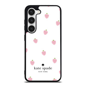 KATE SPADE NEW YORK PINK STRAWBERRY Samsung Galaxy S23 Case Cover KATE SPADE NEW YORK PINK STRAWBERRY Samsung Galaxy S23 Case Cover