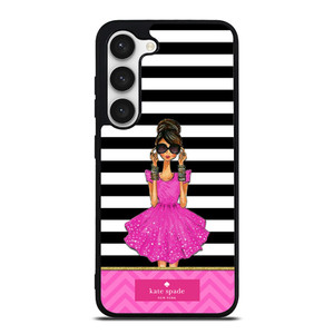 KATE SPADE PINK GIRLS Samsung Galaxy S23 Case Cover KATE SPADE PINK GIRLS Samsung Galaxy S23 Case Cover