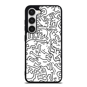 KEITH HARING BLACK WHITE Samsung Galaxy S23 Case Cover KEITH HARING BLACK WHITE Samsung Galaxy S23 Case Cover