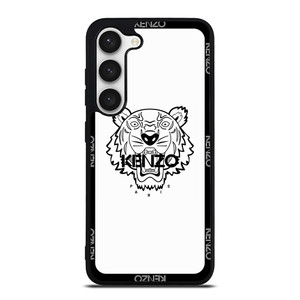 KENZO PARIS BORDERED LOGO WHITE Samsung Galaxy S23 Case Cover KENZO PARIS BORDERED LOGO WHITE Samsung Galaxy S23 Case Cover