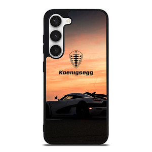 KOENIGSEGG CAR SUNSET LOGO Samsung Galaxy S23 Case Cover