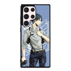 ATTACK ON TITAN ANIME LEVI Samsung Galaxy S23 Ultra Case Cover ATTACK ON TITAN ANIME LEVI Samsung Galaxy S23 Ultra Case Cover