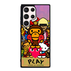 BAPE BABY MILO PLAY Samsung Galaxy S23 Ultra Case Cover BAPE BABY MILO PLAY Samsung Galaxy S23 Ultra Case Cover