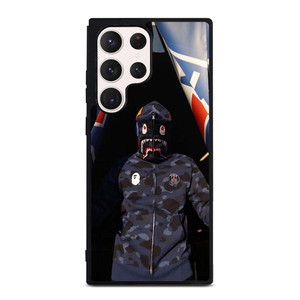 BAPE CAMO SHARK PARIS SAINT GERMAIN Samsung Galaxy S23 Ultra Case Cover BAPE CAMO SHARK PARIS SAINT GERMAIN Samsung Galaxy S23 Ultra Case Cover