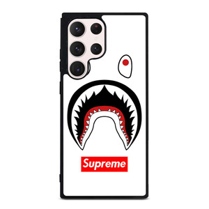 BAPE CAMO SHARK SUPREME WHITE Samsung Galaxy S23 Ultra Case Cover BAPE CAMO SHARK SUPREME WHITE Samsung Galaxy S23 Ultra Case Cover