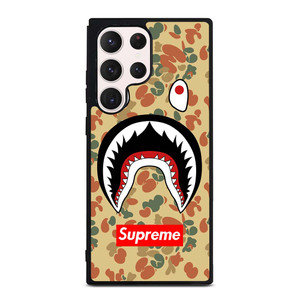 BAPE CAMO SHARK SUPREME Samsung Galaxy S23 Ultra Case Cover BAPE CAMO SHARK SUPREME Samsung Galaxy S23 Ultra Case Cover