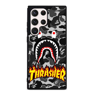 BAPE SHARK THRASHER Samsung Galaxy S23 Ultra Case Cover BAPE SHARK THRASHER Samsung Galaxy S23 Ultra Case Cover