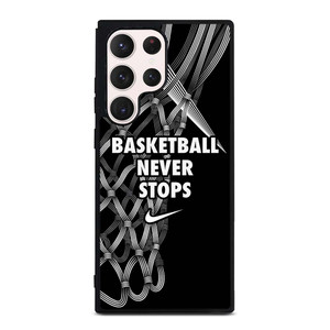 BASKETBALL NEVER STOPS LOGO Samsung Galaxy S23 Ultra Case Cover BASKETBALL NEVER STOPS LOGO Samsung Galaxy S23 Ultra Case Cover