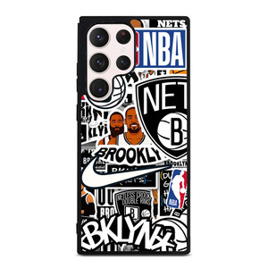 BROOKLYN NETS NBA STICKER BOMB Samsung Galaxy S23 Ultra Case Cover