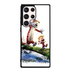 CALVIN AND HOBBES RIVER WOOD Samsung Galaxy S23 Ultra Case Cover CALVIN AND HOBBES RIVER WOOD Samsung Galaxy S23 Ultra Case Cover