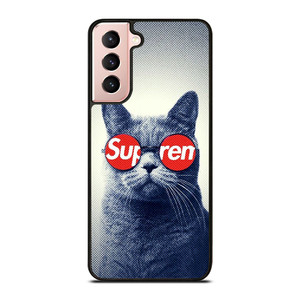SUPREME COOL CUTE CAT Samsung Galaxy S21 Case Cover