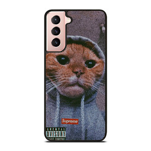 SUPREME CUTE CAT 2 Samsung Galaxy S21 Case Cover