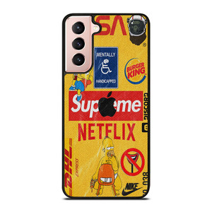 SUPREME NETFLIX COLLAGE Samsung Galaxy S21 Case Cover SUPREME NETFLIX COLLAGE Samsung Galaxy S21 Case Cover