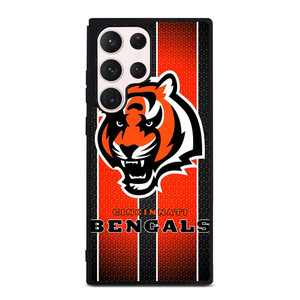 CINCINNATI BENGALS METAL SYMBOL Samsung Galaxy S23 Ultra Case Cover
