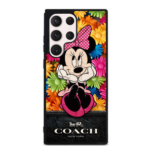 COACH MINNIE MOUSE FLOWER Samsung Galaxy S23 Ultra Case Cover COACH MINNIE MOUSE FLOWER Samsung Galaxy S23 Ultra Case Cover