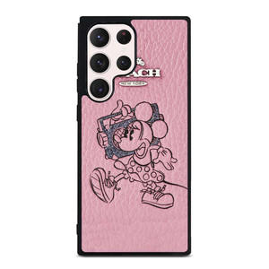 COACH MINNIE MOUSE PINK Samsung Galaxy S23 Ultra Case Cover COACH MINNIE MOUSE PINK Samsung Galaxy S23 Ultra Case Cover