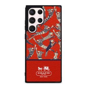COACH NEW YORK DOG PARTY Samsung Galaxy S23 Ultra Case Cover