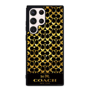 COACH NEW YORK GOLD Samsung Galaxy S23 Ultra Case Cover COACH NEW YORK GOLD Samsung Galaxy S23 Ultra Case Cover