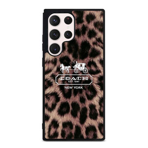 COACH NEW YORK LEOPARD Samsung Galaxy S23 Ultra Case Cover COACH NEW YORK LEOPARD Samsung Galaxy S23 Ultra Case Cover