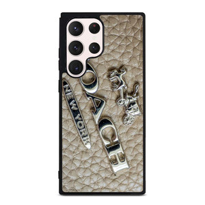 COACH NEW YORK LOGO ON LEATHER Samsung Galaxy S23 Ultra Case Cover COACH NEW YORK LOGO ON LEATHER Samsung Galaxy S23 Ultra Case Cover